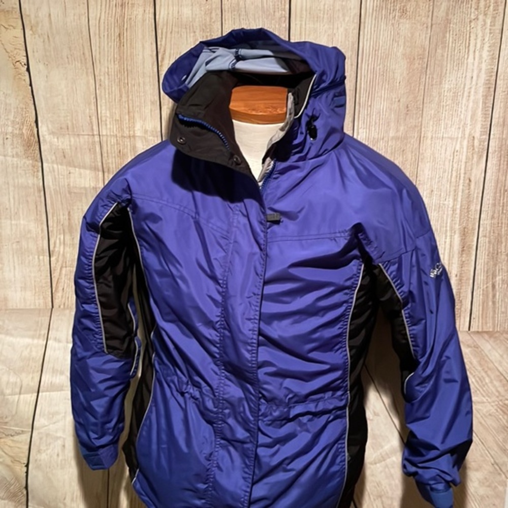 Women’s Columbia Blue and Black Jacket size S